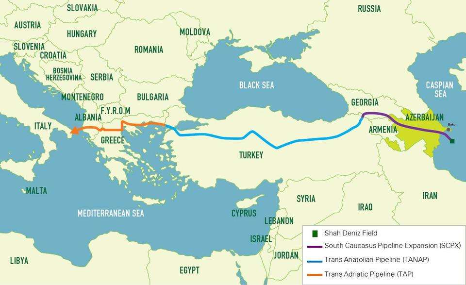 土耳其加強了歐洲的能源安全