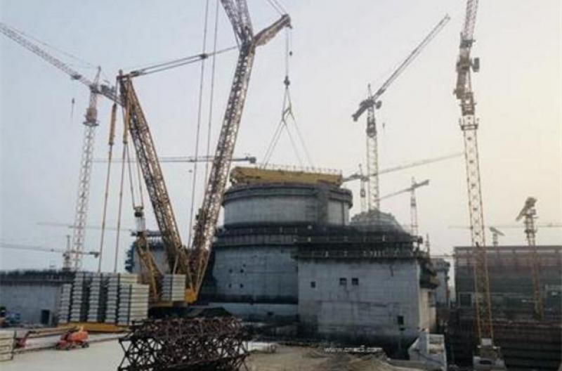 海外華龍一號(hào)K3機(jī)組環(huán)吊大梁整體吊裝圓滿完成