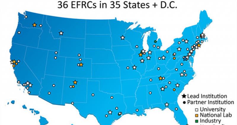 美國能源部門為能源前沿研究中心撥款1億美元