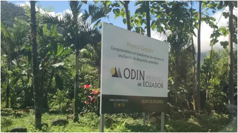 洛陽(yáng)鉬業(yè)項(xiàng)目組正式入駐厄瓜多爾凱歌豪斯金礦